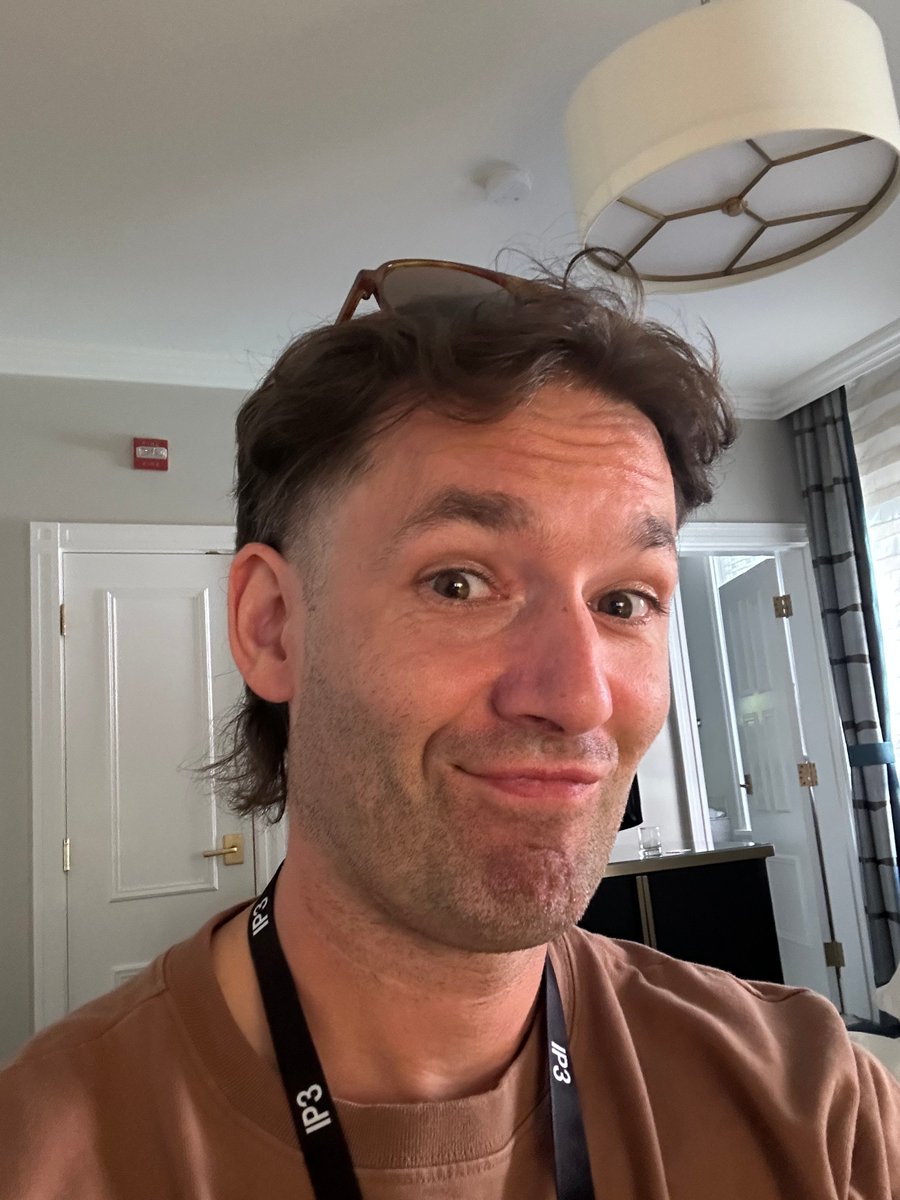 I made myself a mulet, just to stand out at a conference. That is dedication.