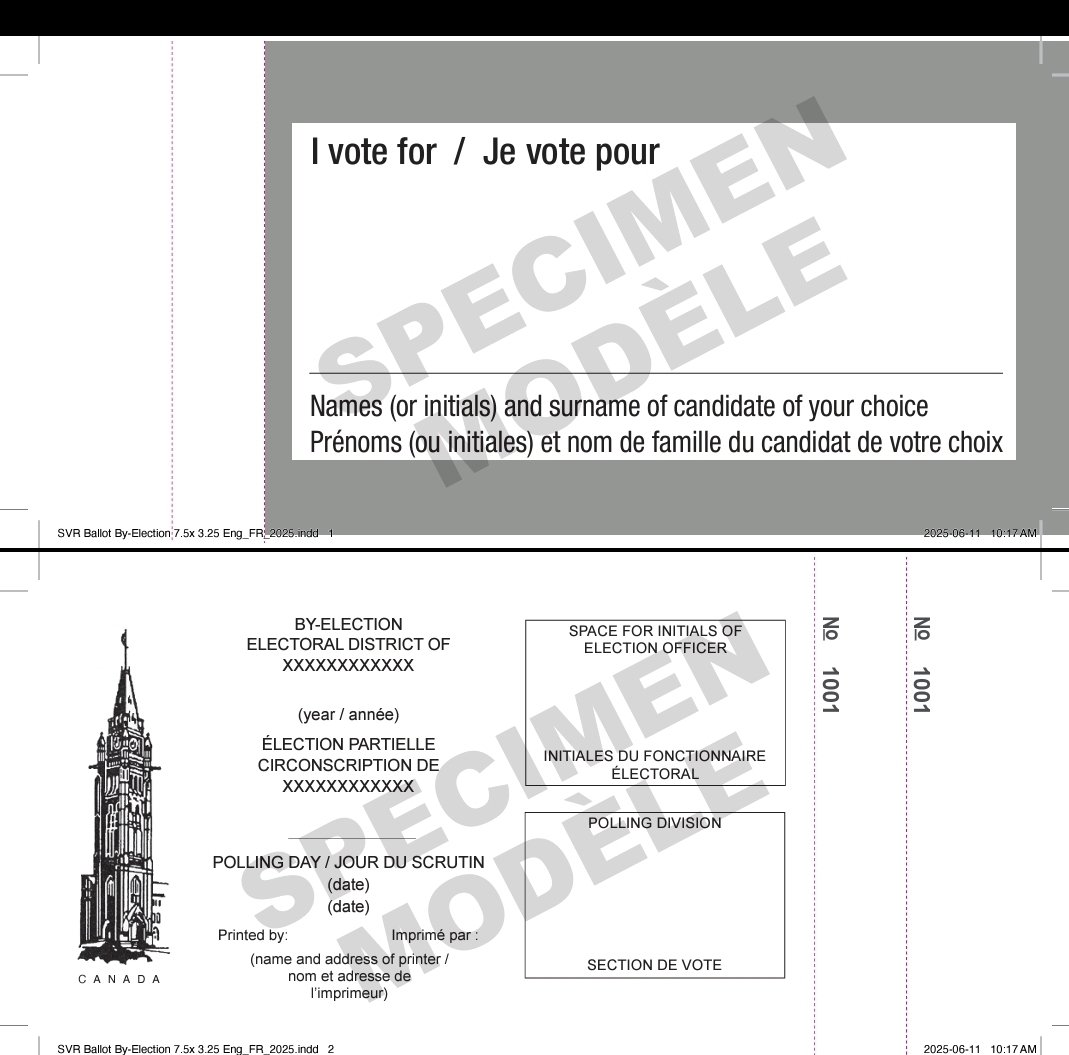 jonbridge86's tweet image. Because of the sheer number of candidates, this is what our ballot will look like. There will be a list provided at the polling station. You will need to write in the name of the candidate, not the party. I'm told there will be accommodations for those who need it.