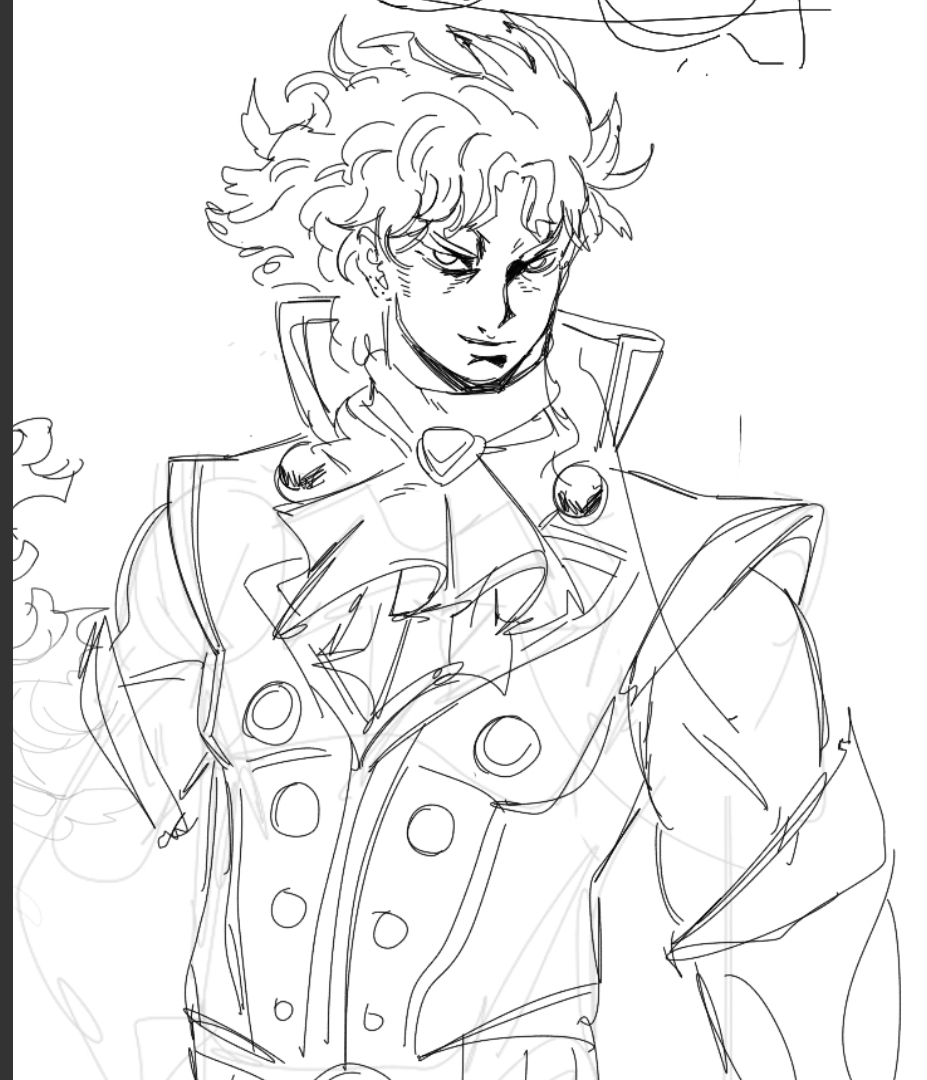 h0wzr's tweet image. old dio doodles