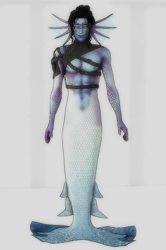 just__benedict's tweet image. Merman sim I made