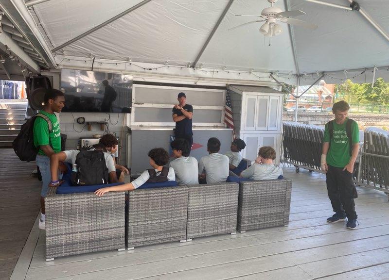CambridgeMAFire's tweet image. I) Cambridge Police Youth Academy: Today, July 28th, was another busy training day for the members of the Cambridge Youth Police Academy.
They worked with the Cambridge Fire Marine Units, which included a visit to the Massachusetts State Police Marine Unit & a tour of the Harbor.