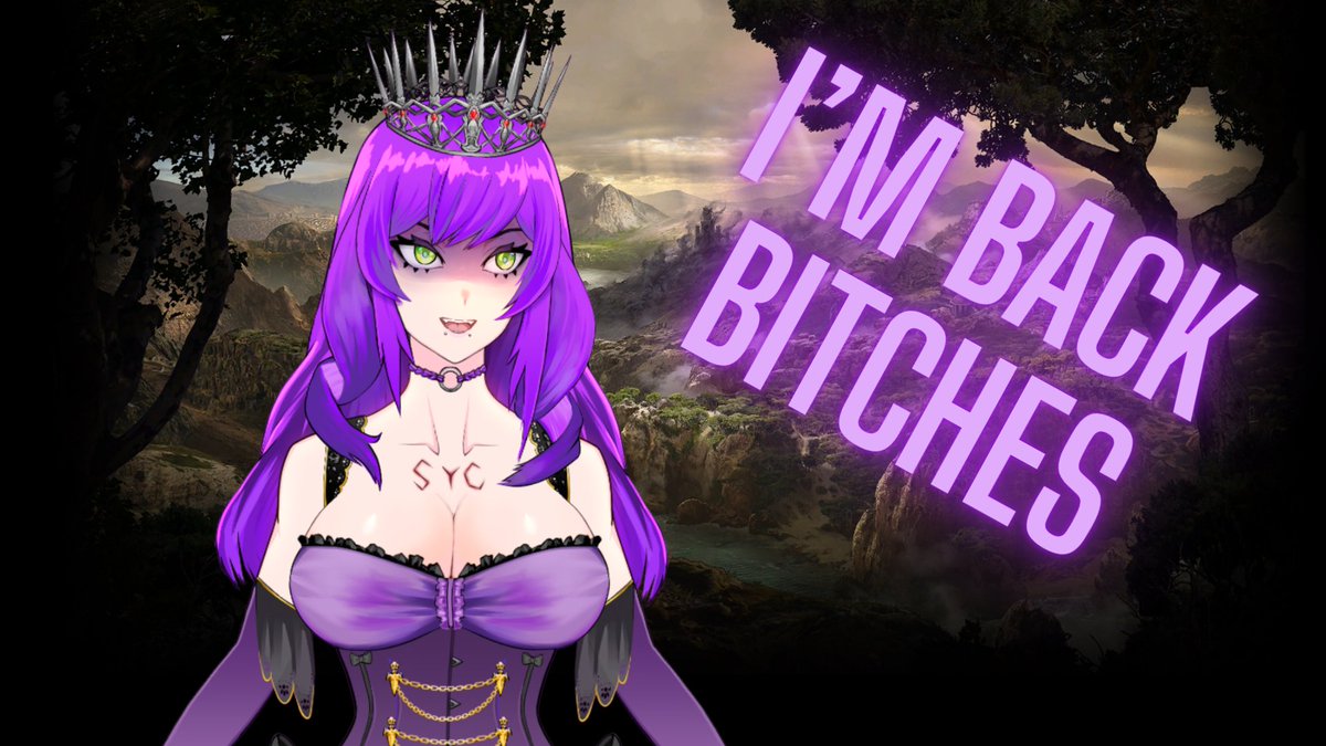 Gods it has been a wild week but I am back! Come see me on the tw!tch I miss your faces!!!