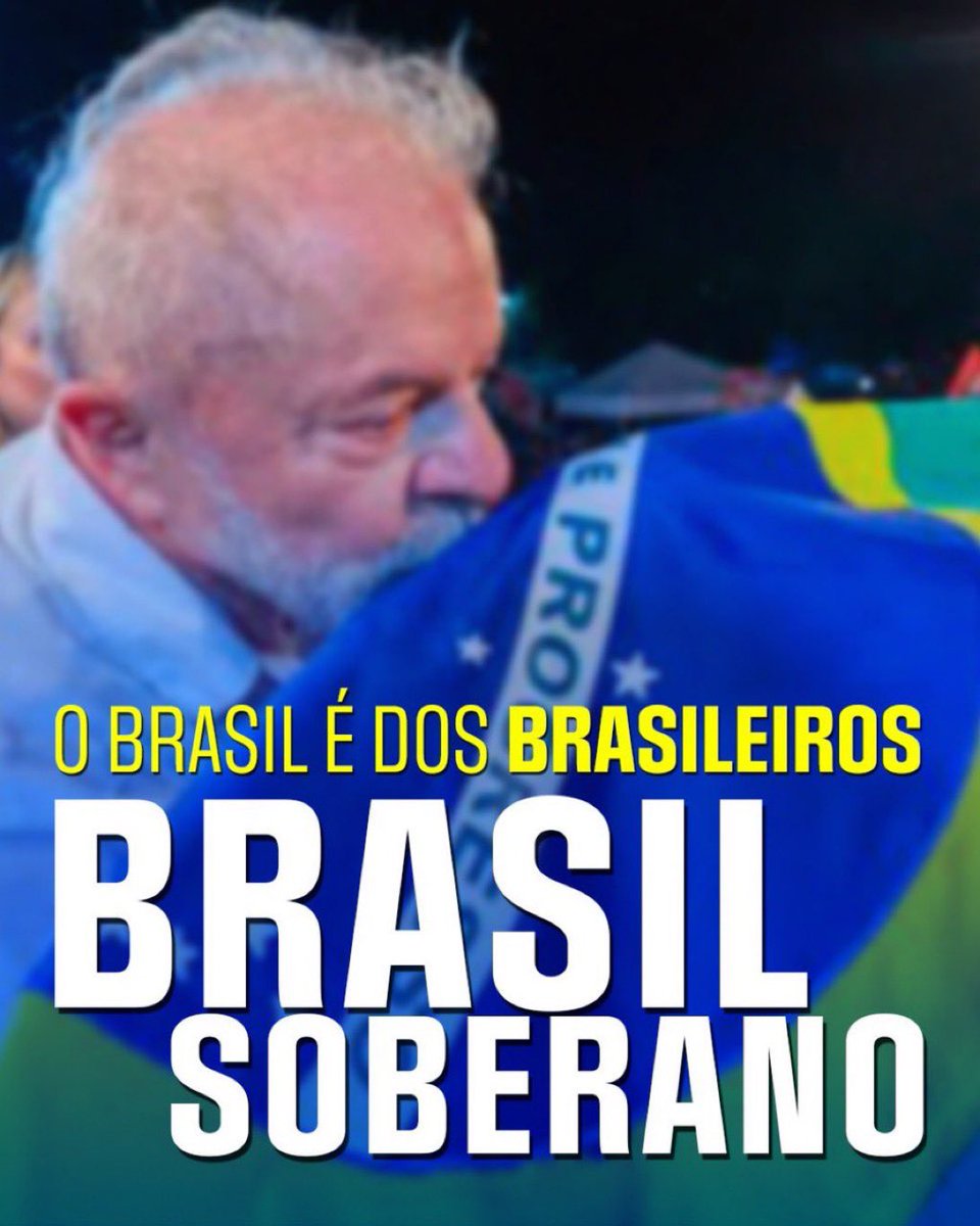 Viva Lula ‼️

SOBERANIA É INEGOCIÁVEL