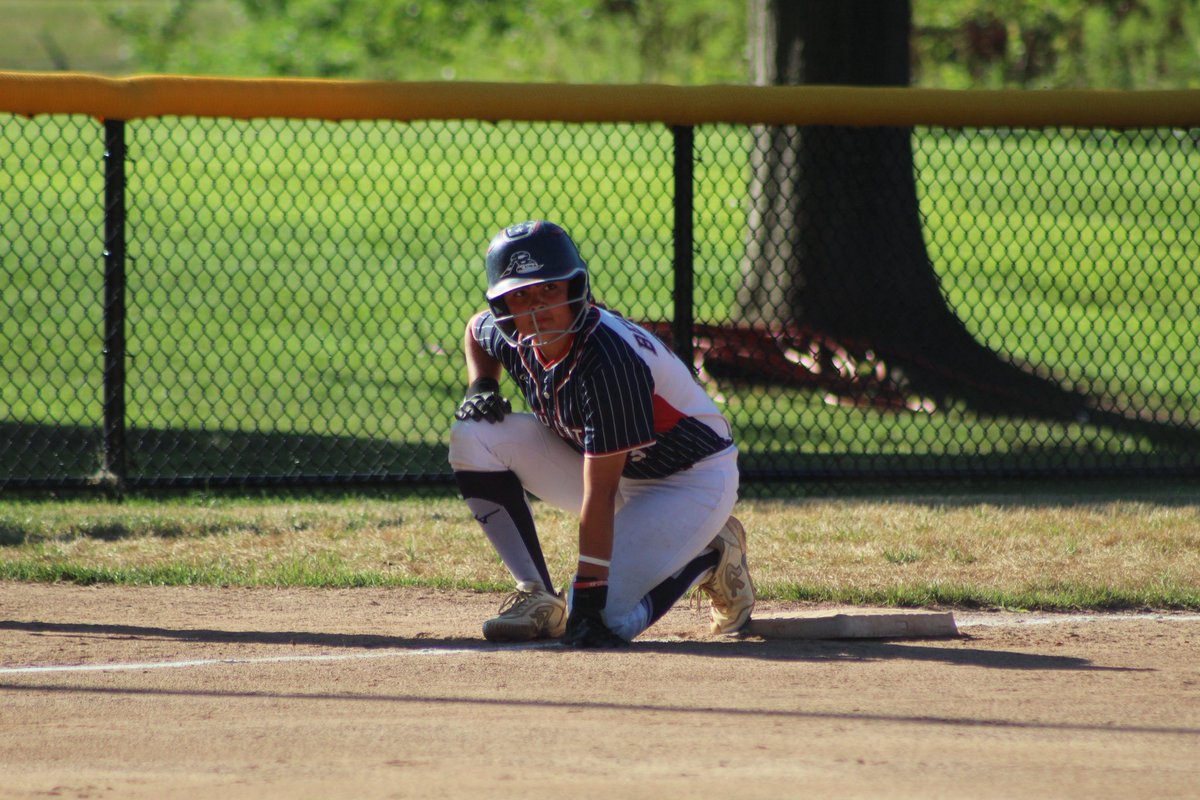 MaddieB_2028's tweet image. Rip City 14u played up in the 18U All American Tournament in Lowell. I went .409 at the plate with 9 hits and 9 rbi&apos;s. I pitched 20 innings with 15 k&apos;s and only gave up 6 earned runs. Our team smashed 68 hits total on the weekend ending our successful season. #goRC