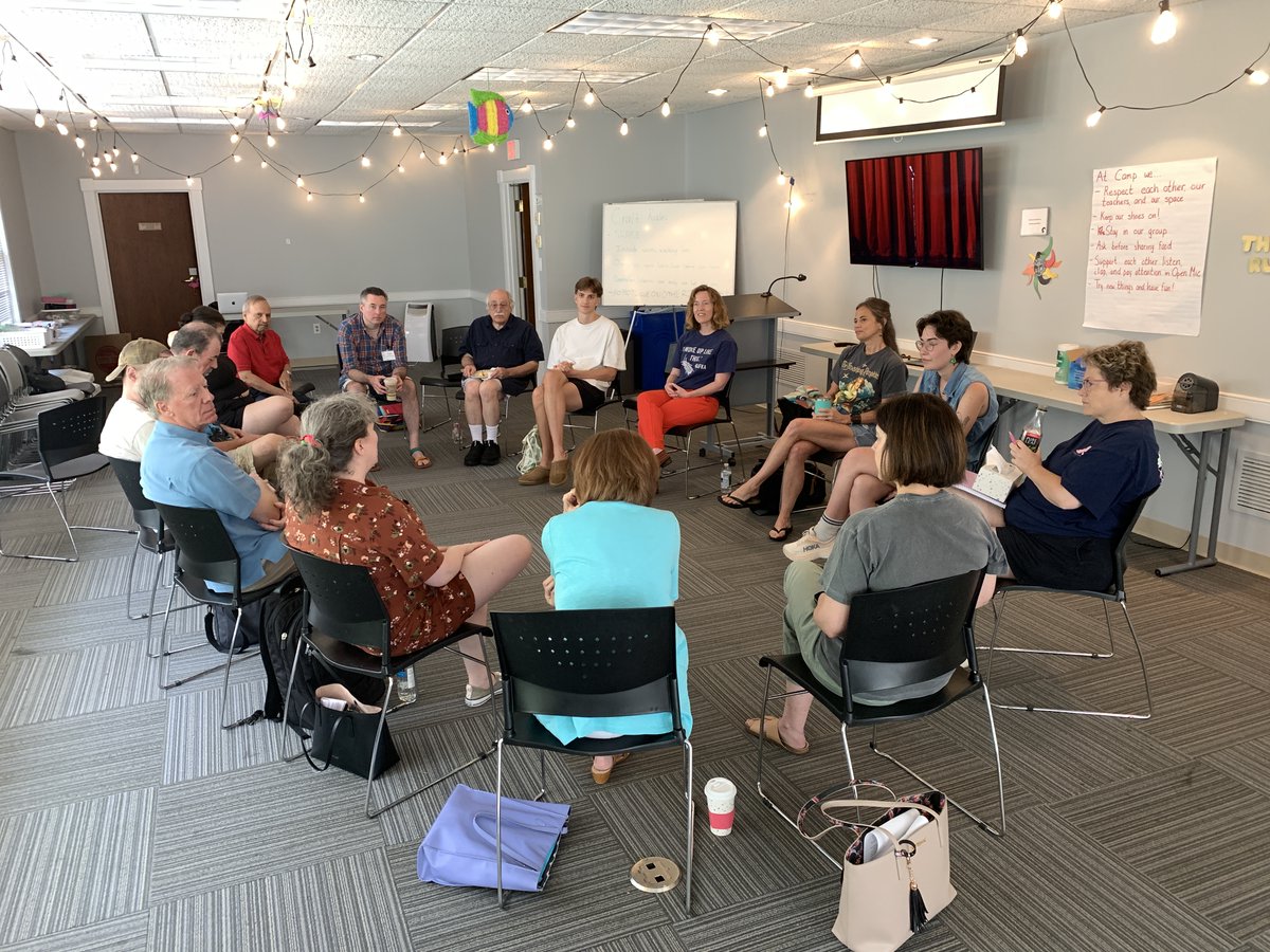 Our Adult #Writers' Studio Fiction Intensive wrapped up on Saturday with an open mic &amp; discussion circle.

Huge props to everyone who participated—what a wonderful group of creative, thoughtful, &amp; supportive writers! 🙌🌟

#writing #amwriting #asseenincolumbus #columbusmakesart