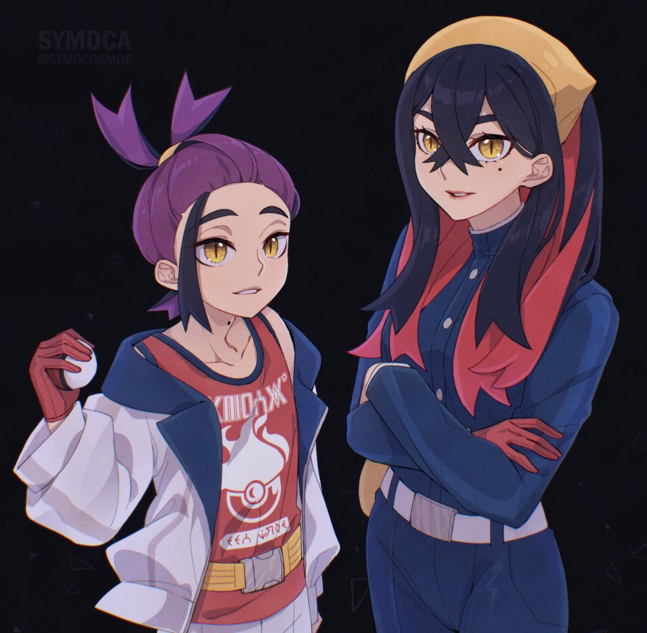 symocosmos's tweet image. carmine and kieran #pokemon
