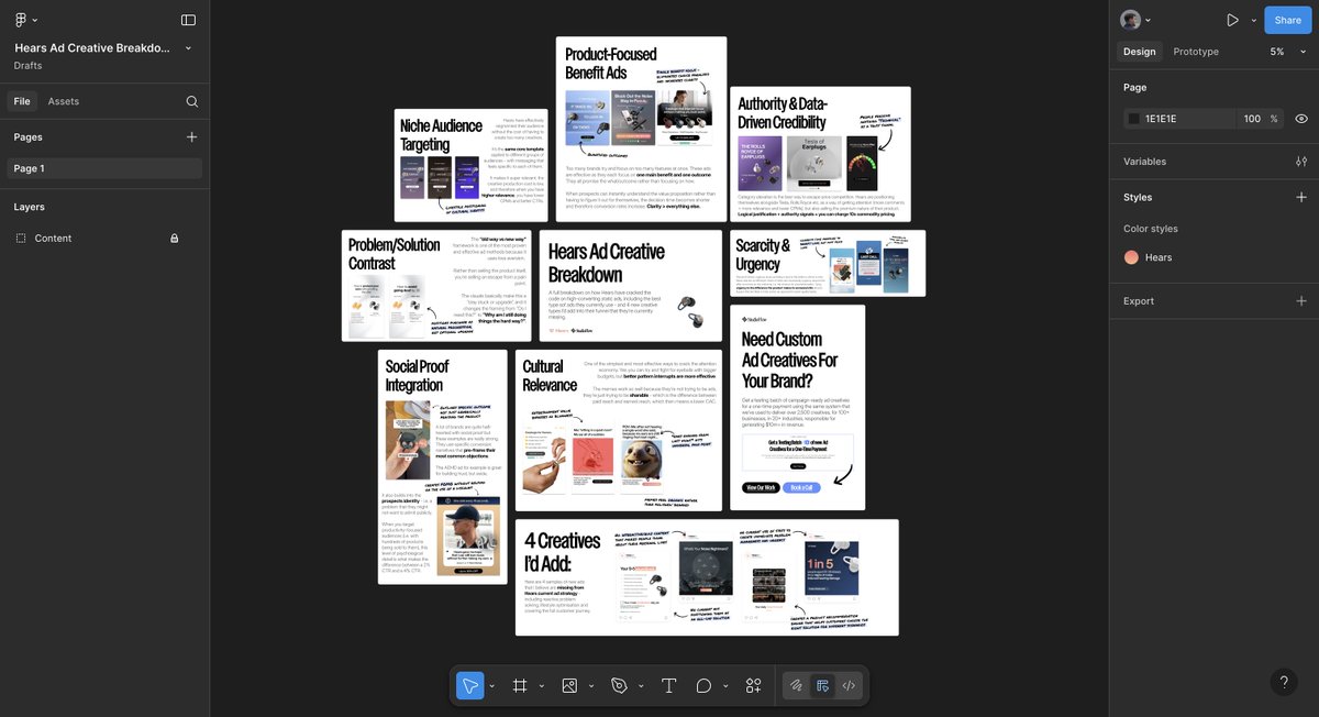 Hears are CRUSHING it with ad creatives.

They launch HUNDREDS of new statics every single month.

And I've analysed all of them:
- Their best performing statics
- The main categories
- Why they work so well

Like and comment "Hears" and I'll DM it to you (must be following)