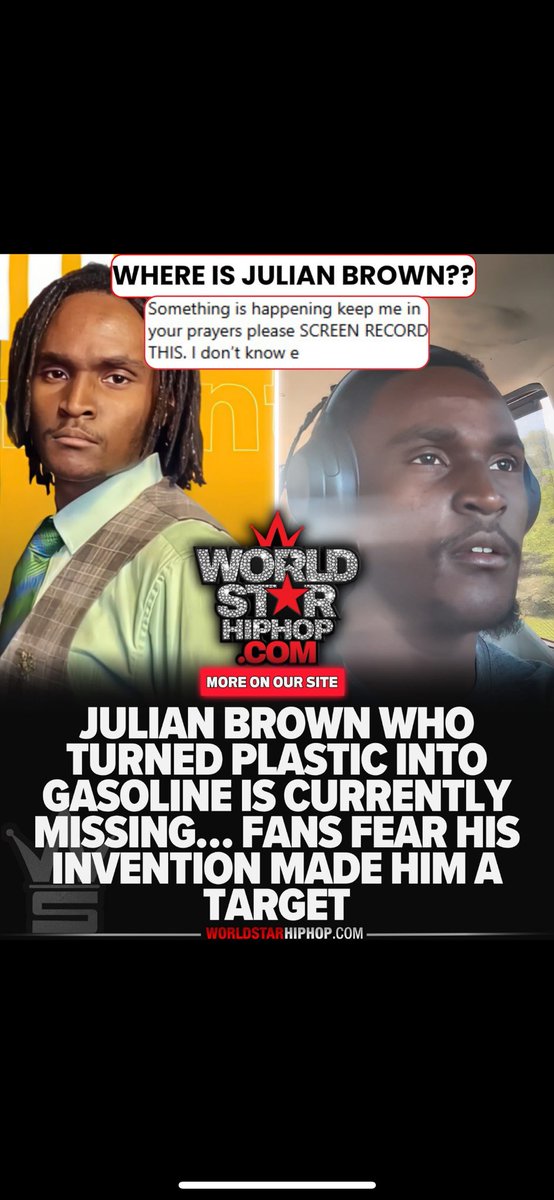 mrlurks's tweet photo. Now this black man invented disel gas out of plastic and waste became famous but guess what they got him why because this black man was smarter then most now he is missing i reached out to Elon and guess what no reply black people can invent nothing without coming up missing https://t.co/tInPZtWDSv