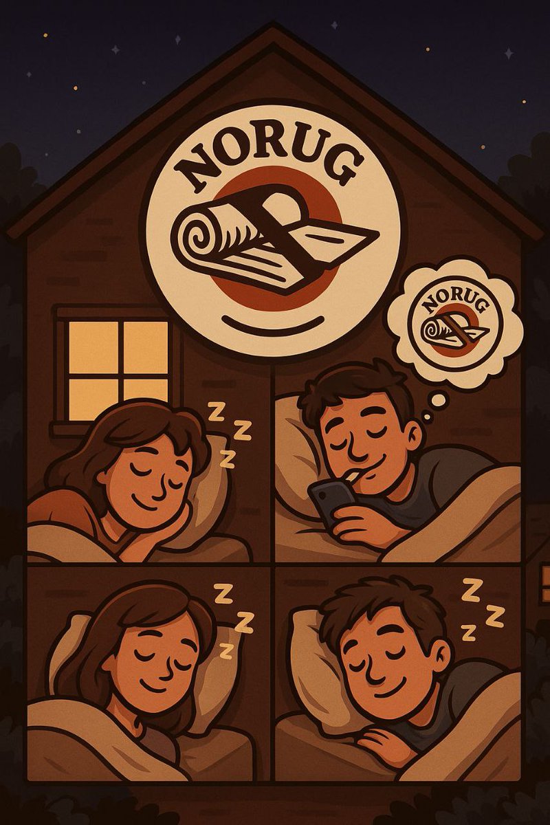 Another bullish day wrapped for $NORUG 
Community strong, vibes high, moon next 🌕🔥
GN legends and stay bullish forever .
#NORUG #Defi #memecoin
#x1000