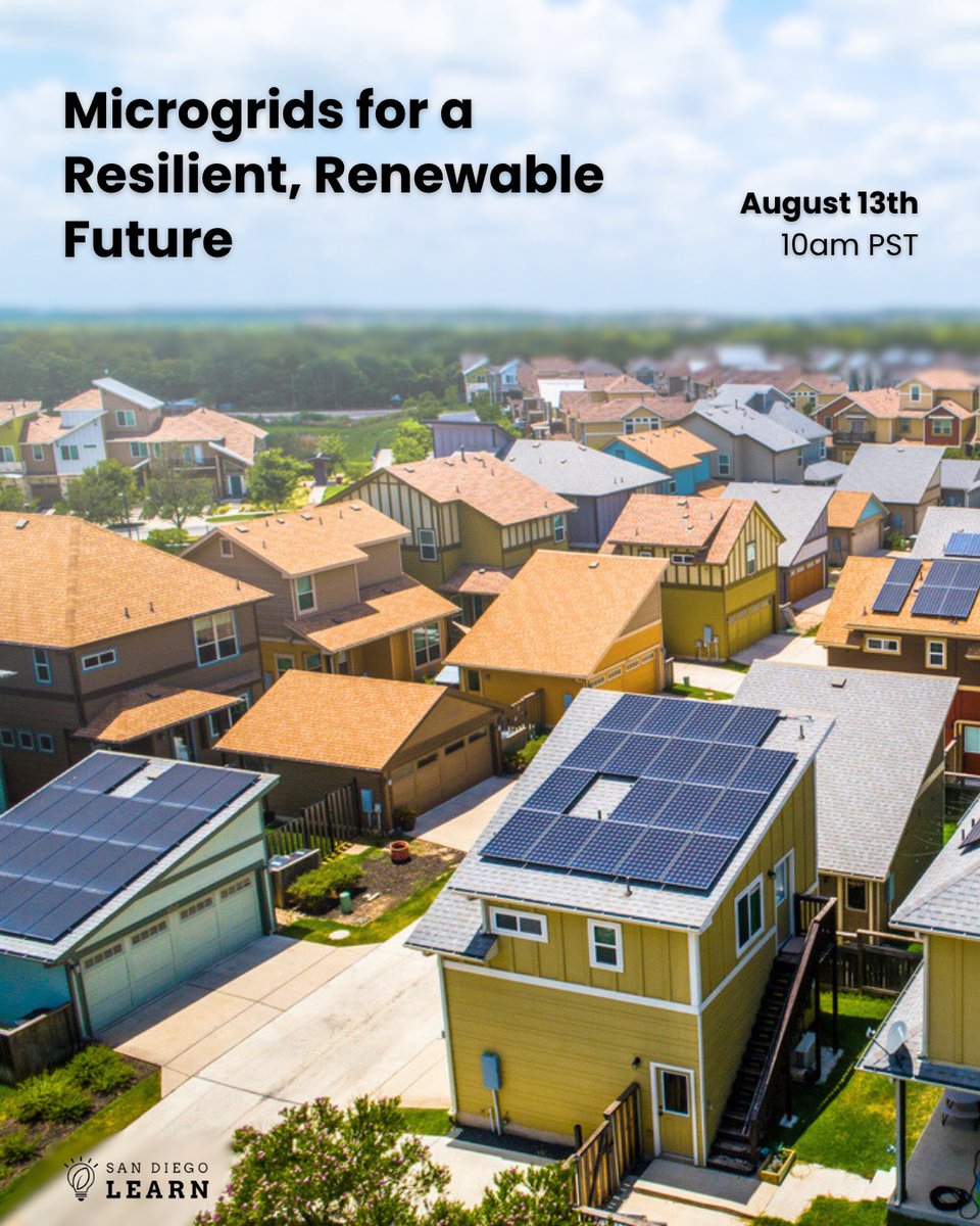 How do microgrids protect communities &amp; power critical systems during emergencies? Let's find out.

Join our upcoming webinar to explore real-world solutions + insights from industry experts. ⚡

🗓️ Save your spot → ow.ly/pxa550Wwq19