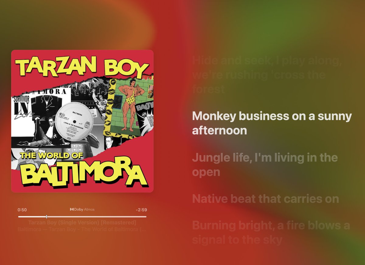 Naiknatt's tweet image. Un clásico más en #DolbyAtmos. #Baltimora @AppleMusic