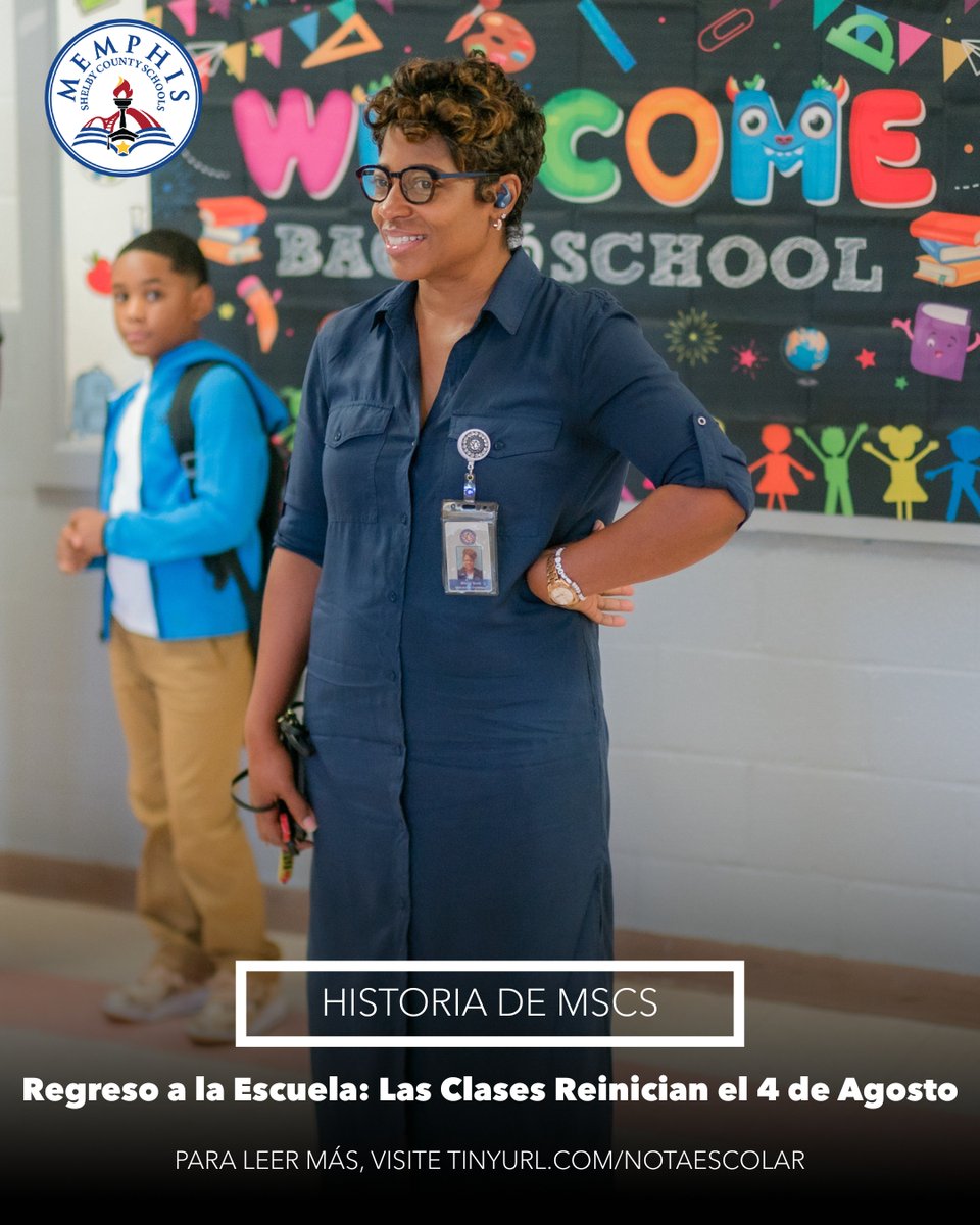 MSCSK12's tweet image. The first day of school for Memphis-Shelby County Schools (MSCS) is Monday, August 4. Use this guide to find everything you need to ensure your child is ready for a successful school year!

To read more, click here: