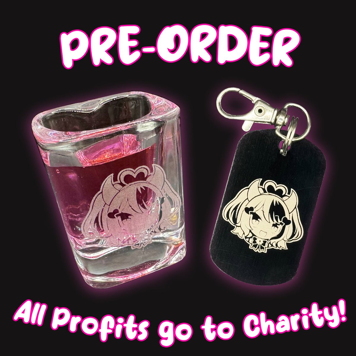 _MelonFox's tweet image. Y&apos;all are amazing and bought all of the shot glasses for the Immune Deficiency Foundation! @Yumemi_ch is working on new stock for pre-orders 💖 Bonus textless art this time #ironmouseart

Link below ↓