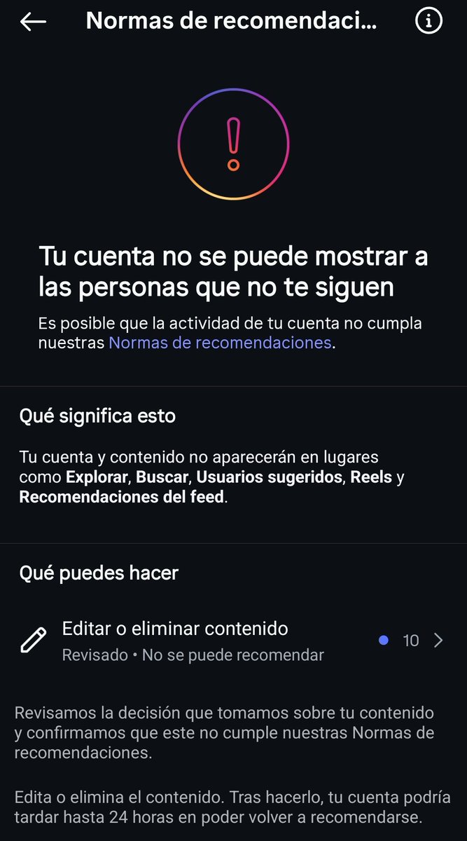 Al5ama's tweet photo. Sí pero ya me estoy hartando de @instagram y su mariconería 😒
A cada rato me ponen shadowban, me lo quitan y me lo vuelven poner por las mismas mamadas que ya me habían revisado. Pinche robot todo meco no sirve para nada 😑 https://t.co/nB0Y8pLb2f