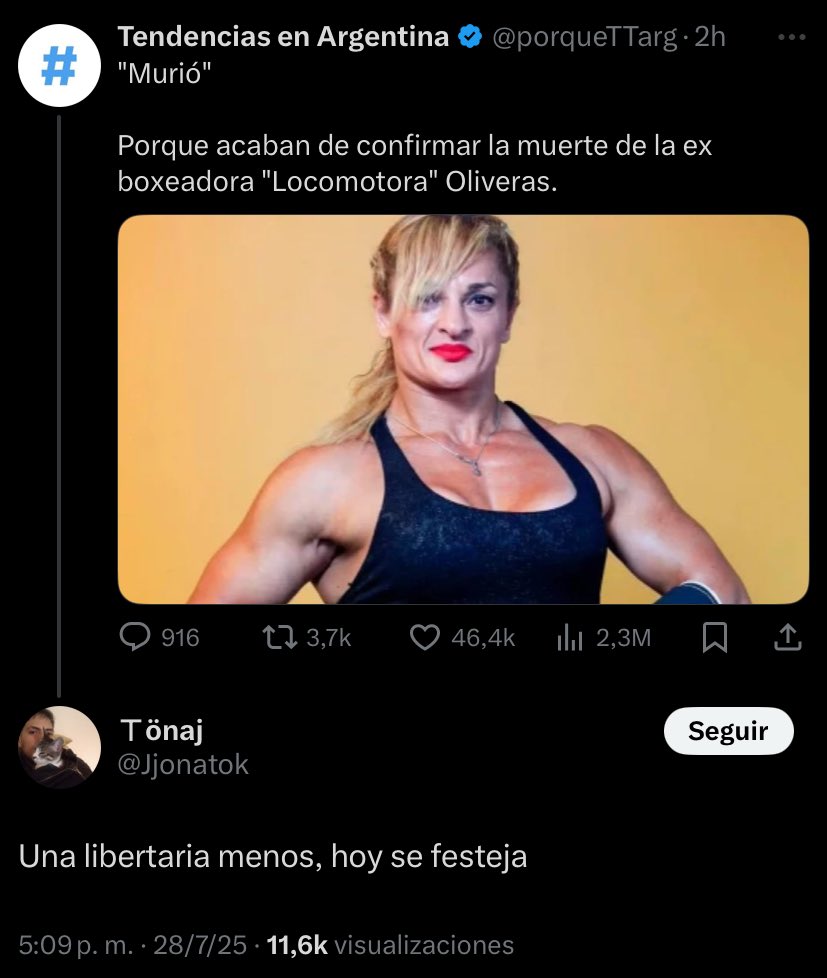 No existe kirchnerista que no sea un hijo de remil puta.