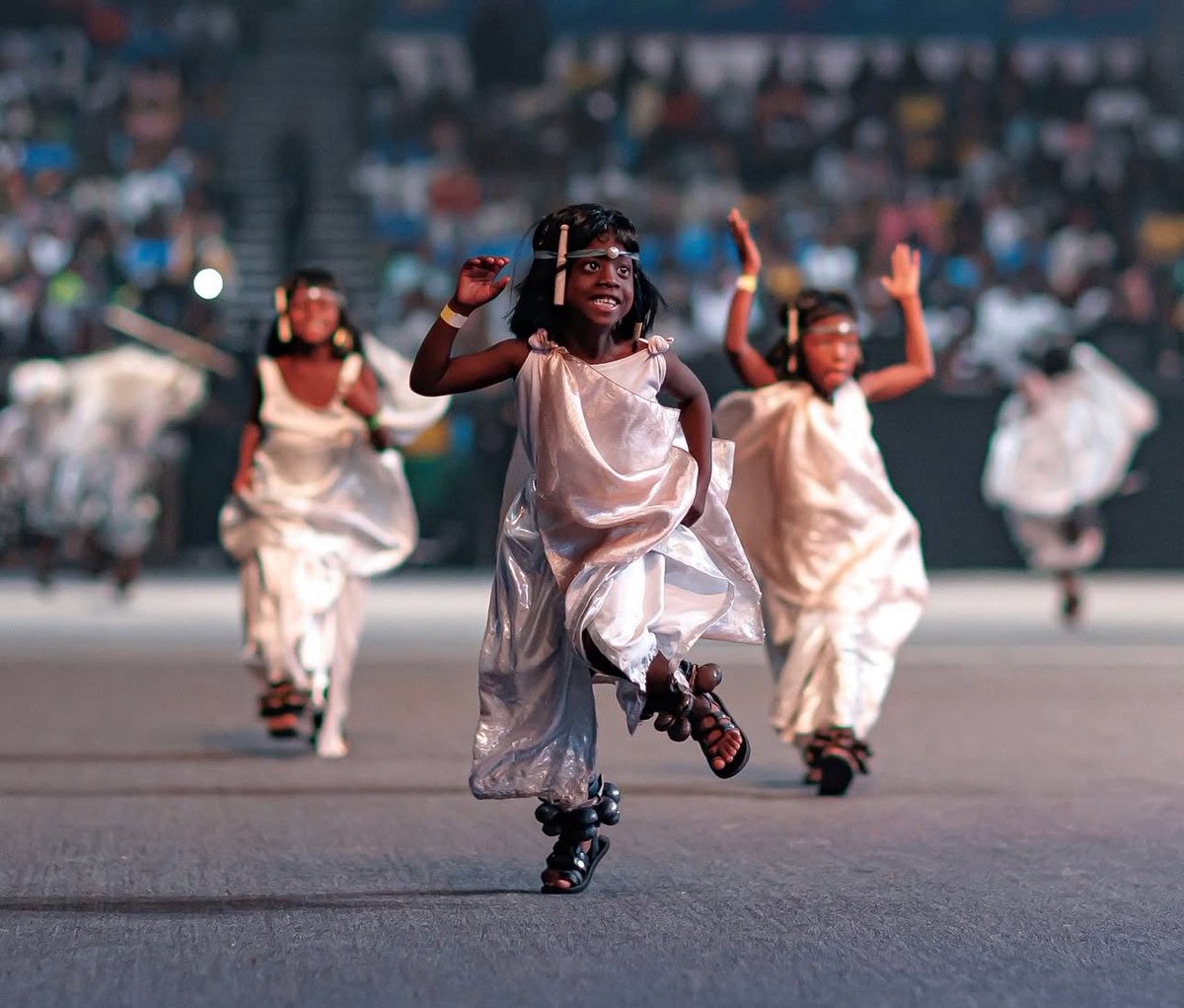 SherrieSilver's tweet photo. So many people telling me that they were in tears watching our Sherrie Silver Foundation babies dancing at Giants of Africa 🤍 They were aged between 4-8 years 🥹👧🏾

@SherrieSilverFd https://t.co/jXcOSTGJuq