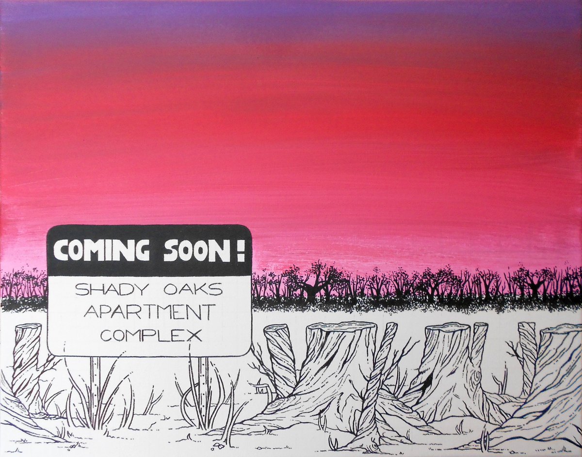 AlabasterRaven1's tweet photo. Shady Oaks - 20x16" - Acrylic on Canvas - Best in Show!

#ArtistOnTwitter #mnartist #originalart #traditionalart #acrylicpainting #acryliconcanvas #textinart #conservation #urbanization https://t.co/xKsM2ISrJS
