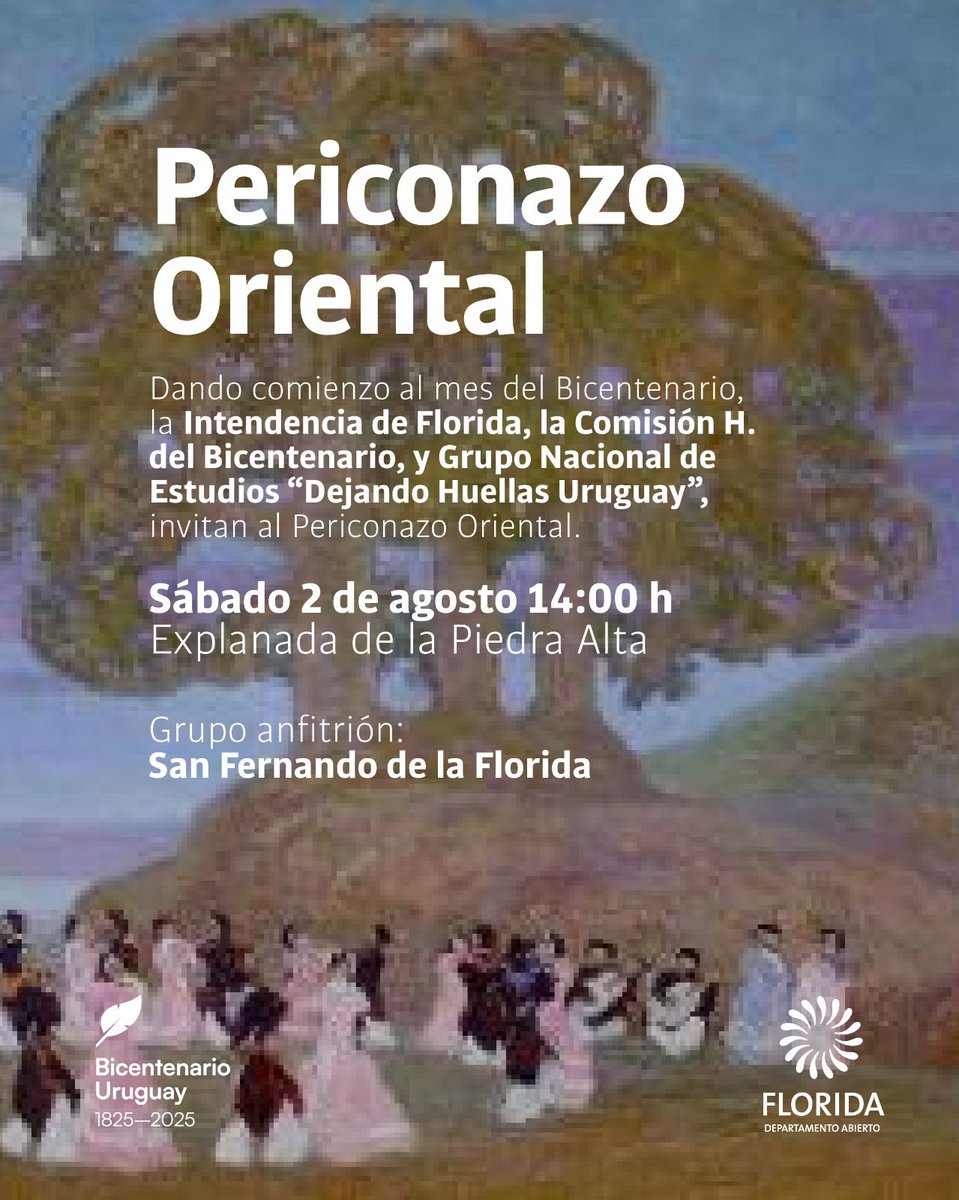 El próximo 2 de agosto comenzamos a festejar el mes del Bicentenario