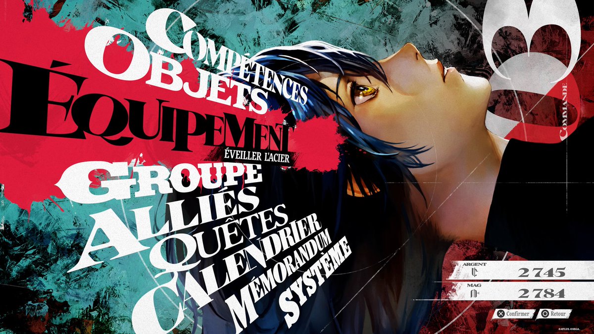 CarlitoDNole's tweet image. Je suis tellement fan de la DA de ce jeu. Atlus toujours les maîtres de l'UI #MetaphorReFantazio