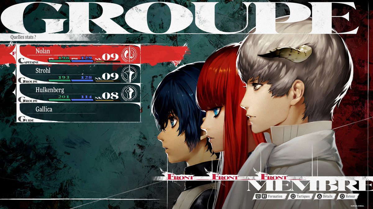 CarlitoDNole's tweet image. Je suis tellement fan de la DA de ce jeu. Atlus toujours les maîtres de l'UI #MetaphorReFantazio