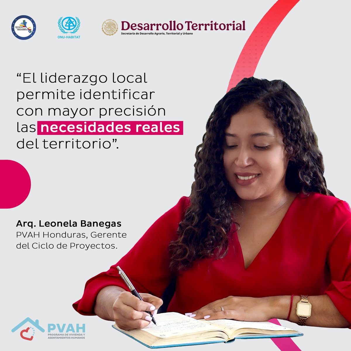 PVAH - Programa de Vivienda Asentamientos Humanos (@pvahhn) on Twitter photo La arquitecta Leonela Banegas, Gerente del Ciclo de Proyectos del #PVAH destacó la visión del Gobierno de la presidenta <a href="/XiomaraCastroZ/">Xiomara Castro de Zelaya</a> promoviendo soluciones habitacionales inclusivas con participación comunitaria y liderazgo femenino, especialmente en zonas rurales. La arquitecta Leonela Banegas, Gerente del Ciclo de Proyectos del #PVAH destacó la visión del Gobierno de la presidenta <a href="/XiomaraCastroZ/">Xiomara Castro de Zelaya</a> promoviendo soluciones habitacionales inclusivas con participación comunitaria y liderazgo femenino, especialmente en zonas rurales.