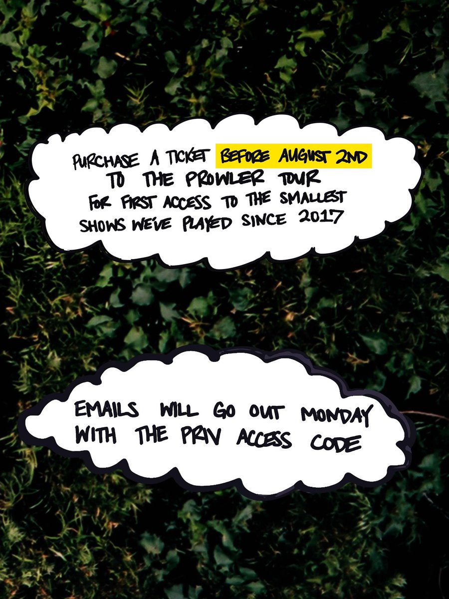 THREE SECRET WATERPARKS SHOWS IN THE SMALLEST VENUES WE’VE PLAYED SINCE 2017, WHO WANNA GO? 

MIGHT DO SOME OLD SONGS TO MATCH THE VIBE, SEE YOU THERE. 

GET TOUR TICKETS NOW: waterparksband.com/tour