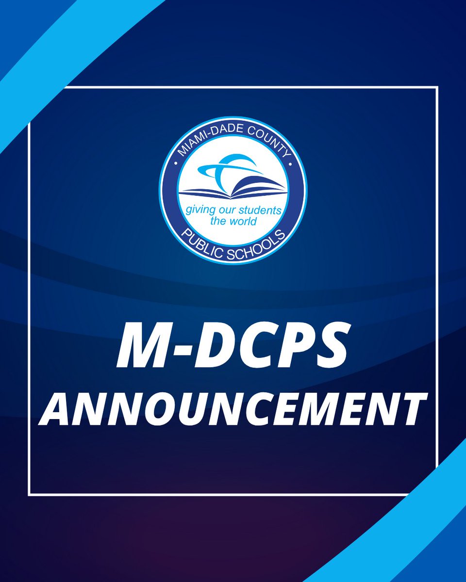 Please be advised that early tomorrow morning, <a href="/MDSPD/">Miami-Dade SchoolsPD</a> will be conducting a large-scale active shooter and mass casualty drill at Coral Reef Senior High School. Individuals in the area may experience traffic delays. #SafetyFirstMDCPS