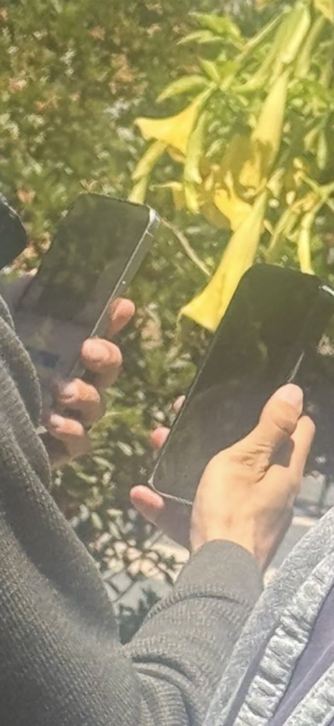 I know it *could* be staged but Occam’s razor says otherwise imo. The other phone is too suspicious, even has a privacy screen protector if you look closely and the display is on. It’s not a dummy unit. Also can’t ignore that the guy looks like he’s realizing what just happened.