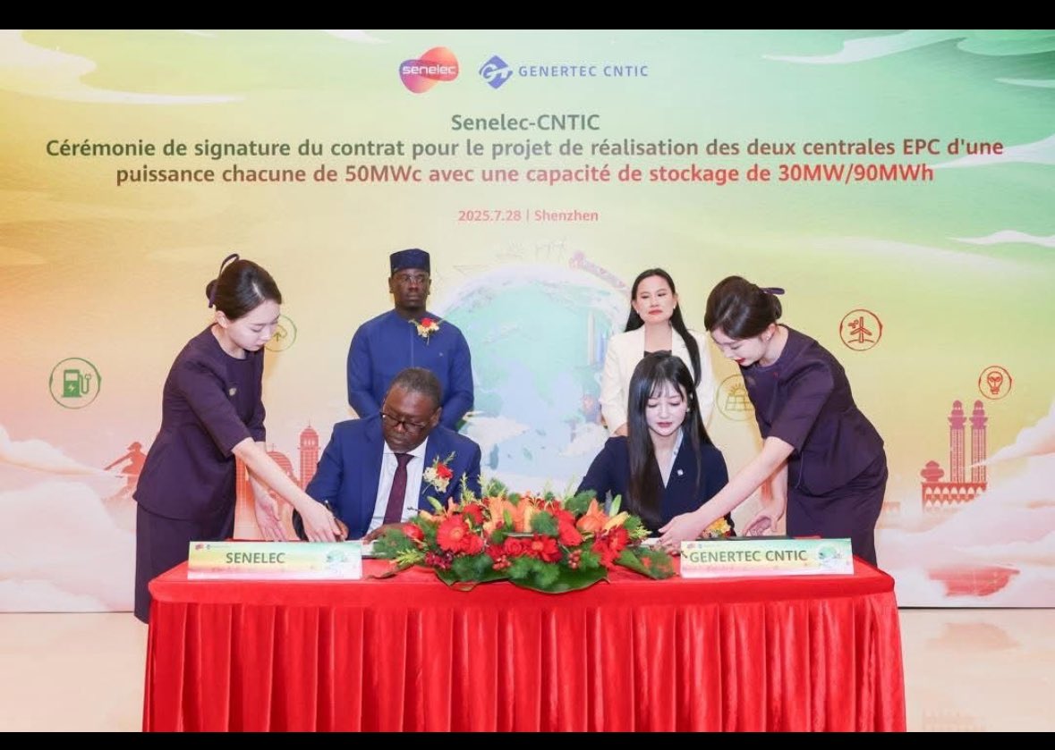 secondair_effet's tweet image. 📌 Énergie – Coopération Sénégal 🇸🇳 Chine 🇨🇳
📌Suite à la visite d’État du Président Bassirou Diomaye Faye en Chine (sept. 2024) et sur instruction du PM Ousmane Sonko, des avancées majeures ont été enregistrées dans le secteur énergétique. ⚡
📌28 juillet 2025 à Pékin :
Le…