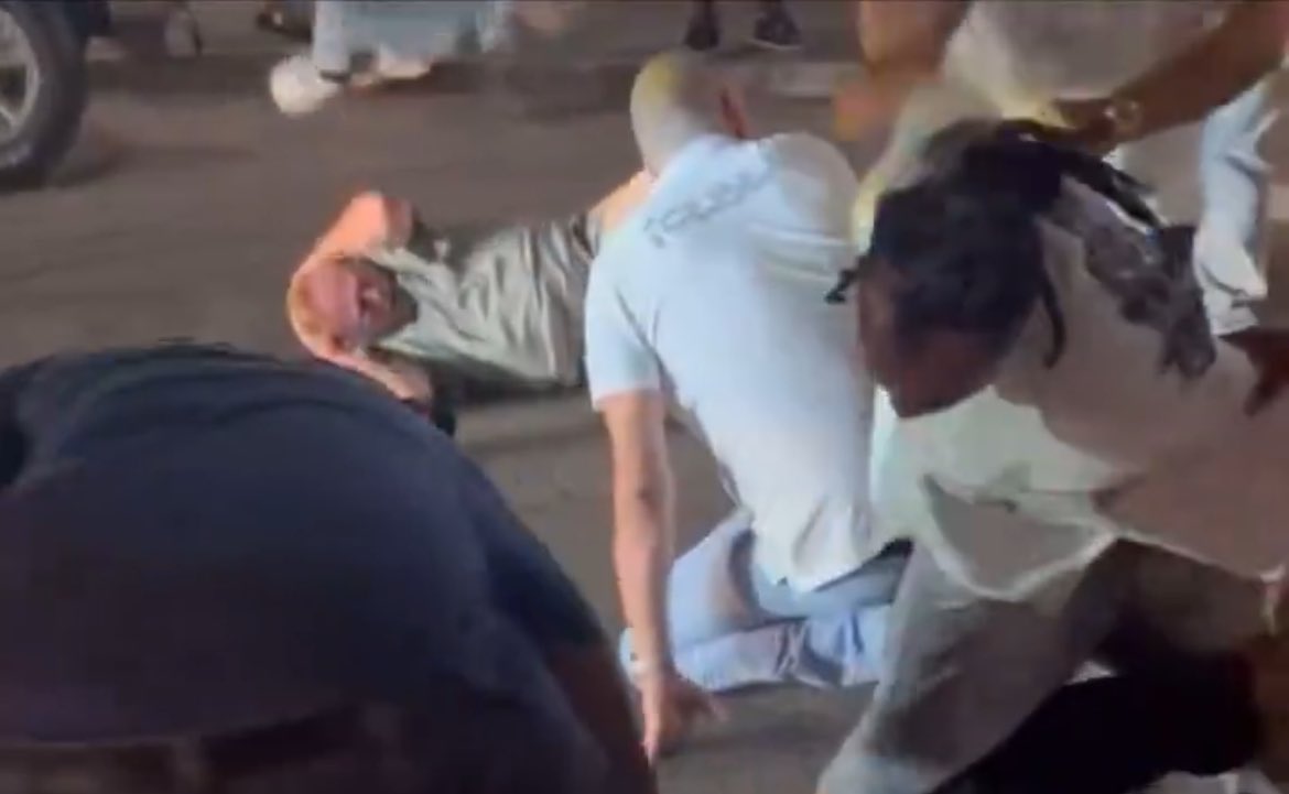 warsurveillance's tweet image. BREAKING: Five suspects have been charged in connection with the brutal mob attack on a White couple at the Cincinnati Jazz Festival.