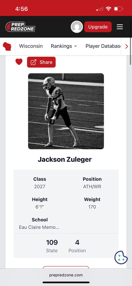 Jackson Zuleger ‘27 WR/DB (@jacksonzuleger) on Twitter photo Blessed to be ranked as the #4 best ATH in the state!! Big things coming this season just wait! <a href="/PrepRedzoneWI/">Prep Redzone Wisconsin</a> <a href="/MJ_NFLDraft/">Mark Johnson</a> <a href="/CoachDBills/">Derek Bills</a> <a href="/ecmfootball/">Eau Claire Memorial Football</a> Blessed to be ranked as the #4 best ATH in the state!! Big things coming this season just wait! <a href="/PrepRedzoneWI/">Prep Redzone Wisconsin</a> <a href="/MJ_NFLDraft/">Mark Johnson</a> <a href="/CoachDBills/">Derek Bills</a> <a href="/ecmfootball/">Eau Claire Memorial Football</a>