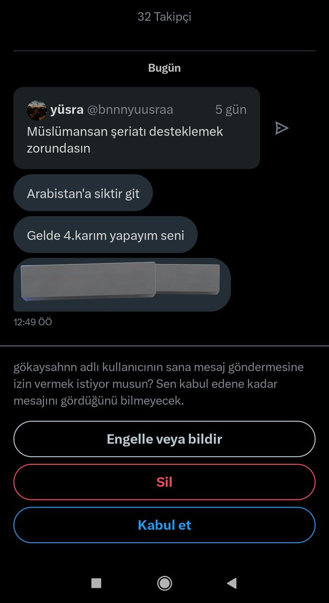 bnnnyuusraa's tweet image. Ay Allah sizin belanızı versin artık ya o aptal beyniniz sadece 4 eşe çalışıyor ahlaksız, terbiyesizler ben atarken utandım. Bakın, Arabistan&apos;a git diyen kâfirler, size söylüyorum ben Allah&apos;ın kanununa uyuyorum gidecek çok yerim var sizin neyiniz var?
