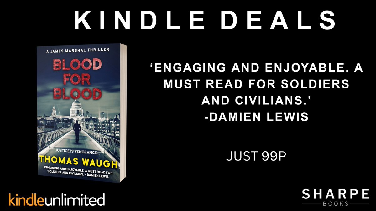 #KindleDeals
#99p Blood For Blood, by @thomaswaugh88
"Engaging and enjoyable."

amazon.co.uk/Blood-James-Ma…

<a href="/CrimeTimeUK/">Crime Time</a>

#crimefiction #kindleseries #dealoftheday