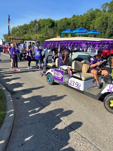 Our Walk to End Alzheimer's - Minot committee and volunteers recently walked in the North Dakota State Parade recently with a fabulously designed float! They showed up to "Tackle Alzheimer's." Thanks to everyone in Minot who participated to #ENDALZ! #Walk2EndAlz