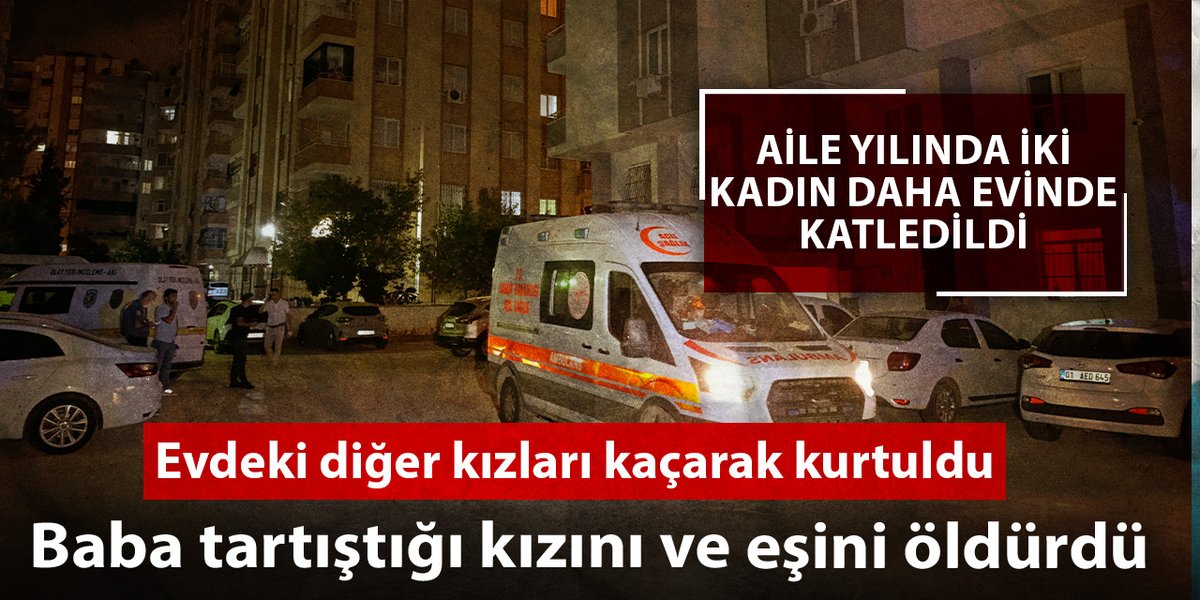 halktvcomtr's tweet image. İŞTE AİLE YILI!

Baba tartıştığı kızını ve eşini öldürdü; bir kızı canını kaçarak kurtardı

halktv.com.tr/gundem/baba-ta…