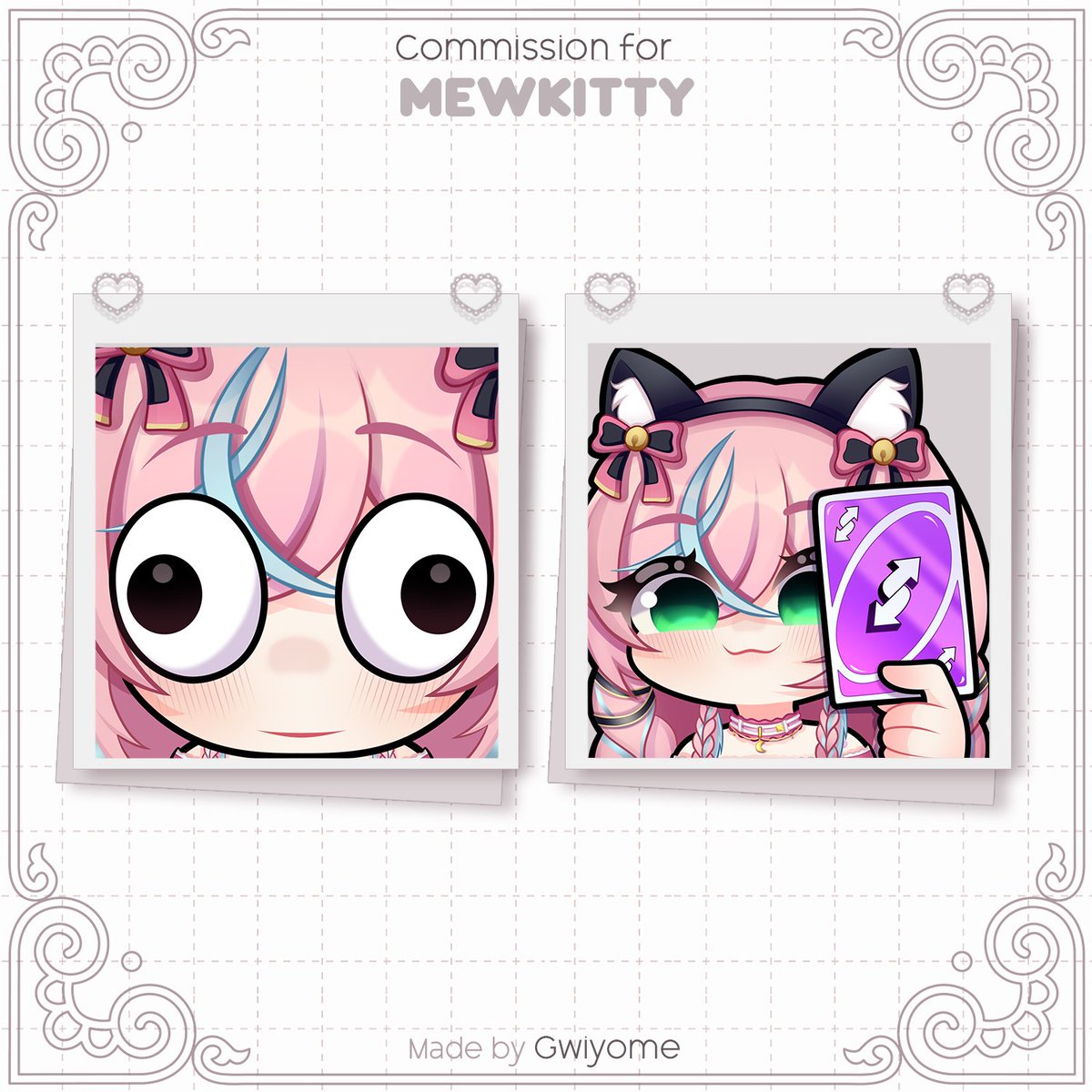 ⎯⎯Commission for @/MewKitty on Vgen  
Thank you so much 💜       

Comments and RT helps a lot my work  ˃ ᵕ ˂ )⸝♡