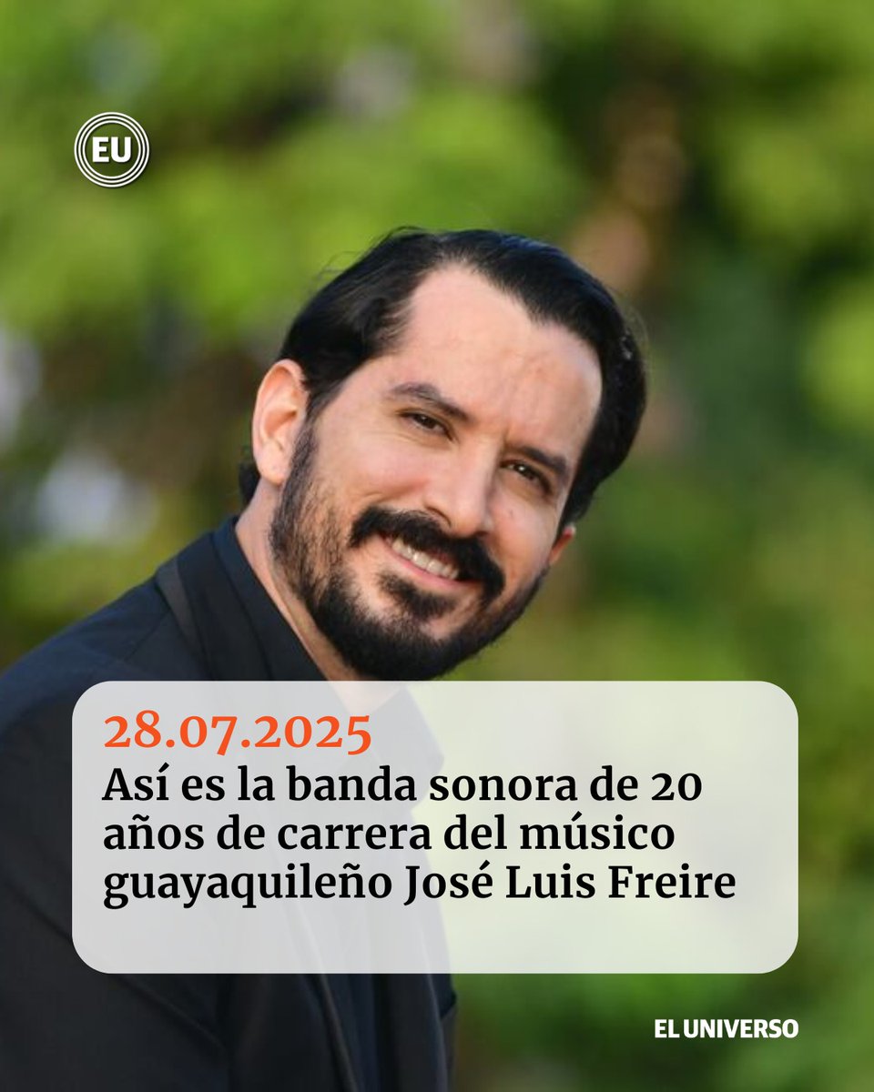 eluniversocom's tweet image. “Artista que no vive, no va a tener buenas canciones”: Así es la banda sonora de 20 años de carrera del músico #guayaquileño #JoséLuisFreire ow.ly/BfnF50Wwpm6