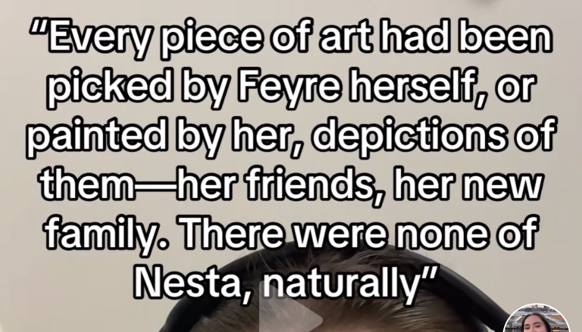 witchestars's tweet image. nesta used to mock feyre for painting the cabin so if i were her i wouldn’t waste my paint on nesta either