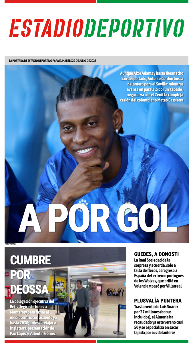 Estadio_ED's tweet image. 🗞️ ¡¡Buenas noches!! Así viene la portada de ESTADIO Deportivo
estadiodeportivo.com/portadas/porta…