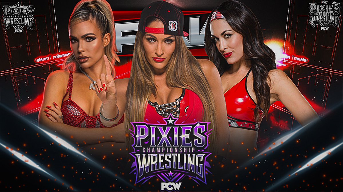 Pixies Championship Wrestling🧚♀️ (@pixiescw) on Twitter photo 🔴PROMO:
And closing the show we will be hearing from the Bella Army for the final time before they take on the Bandits at Summerslam in a 6-Women Tag Team Match💫
(<a href="/BiancaTheeGoat/">𝔐𝔢𝔩</a> <a href="/TwiistdWidcwx/">Ruby🩷</a> <a href="/Sultryiicon/">*•.¸♡ ♡¸.•*</a>)
(<a href="/xoxowhoress/">𝐀𝐮𝐫𝐨𝐫𝐚</a> <a href="/morganswiift/">Guilty as Gui?</a> <a href="/fakeisladawn/">𝐝𝐢𝐞𝐠𝐨✨️</a>)
🧚♀️ 🔴PROMO:
And closing the show we will be hearing from the Bella Army for the final time before they take on the Bandits at Summerslam in a 6-Women Tag Team Match💫
(<a href="/BiancaTheeGoat/">𝔐𝔢𝔩</a> <a href="/TwiistdWidcwx/">Ruby🩷</a> <a href="/Sultryiicon/">*•.¸♡ ♡¸.•*</a>)
(<a href="/xoxowhoress/">𝐀𝐮𝐫𝐨𝐫𝐚</a> <a href="/morganswiift/">Guilty as Gui?</a> <a href="/fakeisladawn/">𝐝𝐢𝐞𝐠𝐨✨️</a>)
🧚♀️