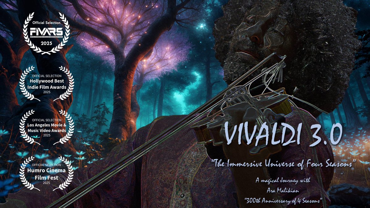 From ONEXRStudio, we are deeply proud and grateful to the #IndyFestivals for their recognition, invitation, and acceptance of our immersive project "The Immersive Universe of 4 Seasons"#VIVALDI30

Thank you #Fivars, thank you #Hollywood, thank you #LosAngeles, thank you #Humro.