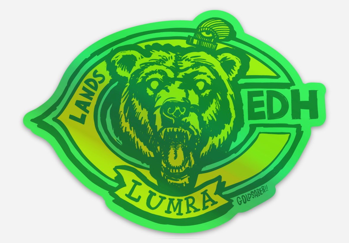 🐻🐻🐻🐻1 Hour Until the SaberStream! Sticker pack giveaway!!! New LUMRA cEDH Lands Stickers!🐻🐻🐻🐻