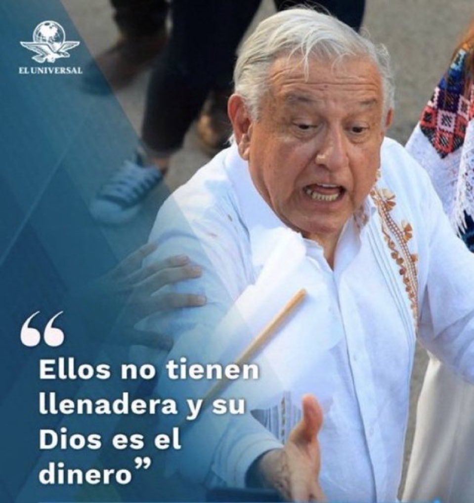 Por lo visto se refería a la élite de su partido y a su propia familia.