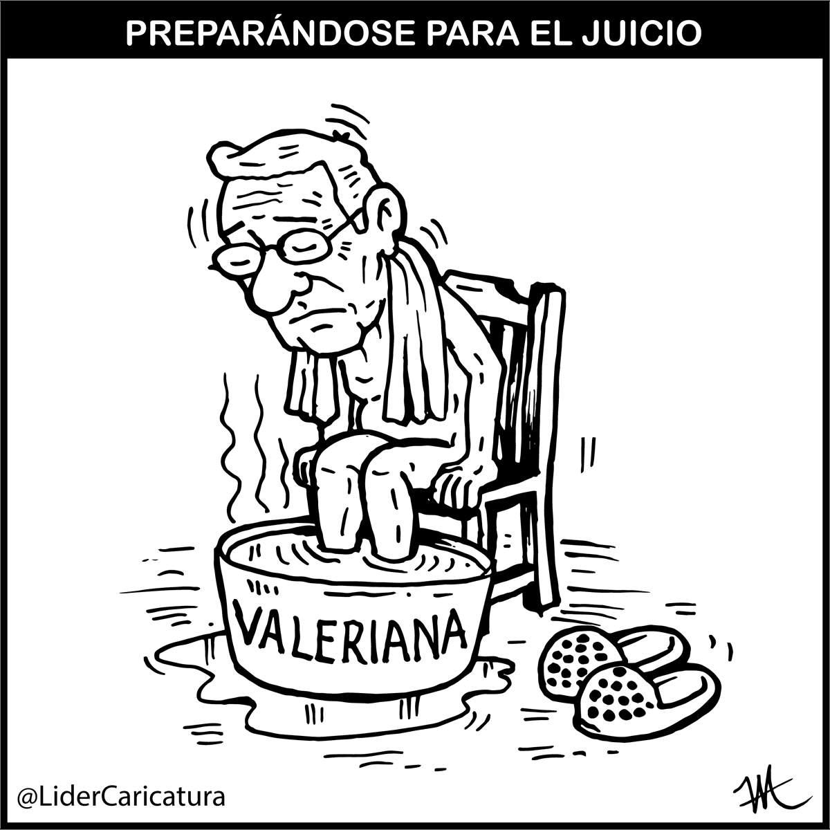 LiderCaricatura's tweet image. Una de mi archivo. Así debe estar el cucho Uribe #Veredicto