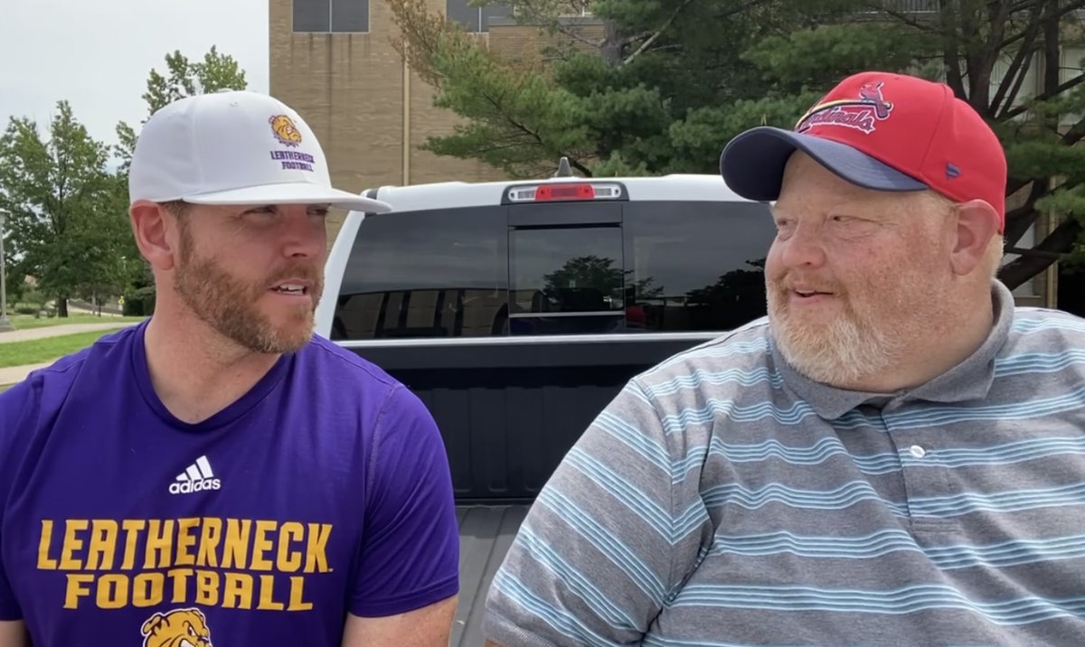 Matt Schuckman (@schucksports) on Twitter photo Coming Tuesday at <a href="/MuddyRiverSport/">Muddy River Sports</a>, another college football episode of "Schuck on a Truck," brought to you by Shottenkirk Toyota, drops as I break down the start of fall camp with <a href="/WIUFootball/">Western Illinois Football</a> head coach Joe Davis. Coming Tuesday at <a href="/MuddyRiverSport/">Muddy River Sports</a>, another college football episode of "Schuck on a Truck," brought to you by Shottenkirk Toyota, drops as I break down the start of fall camp with <a href="/WIUFootball/">Western Illinois Football</a> head coach Joe Davis.