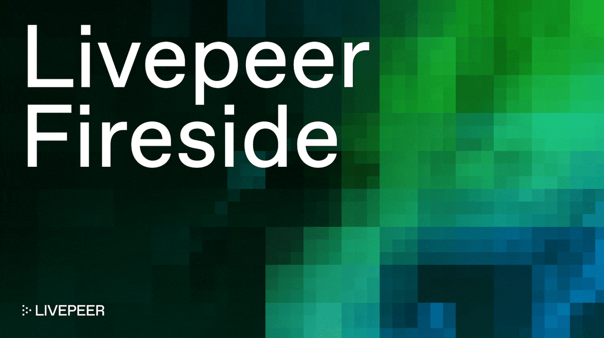 Livepeer's tweet image. 🔥 Next Fireside Chat – July 30 at 1:00 PM ET
Join for the latest updates from the Foundation.
We’ll share progress, roadmap insights, and what’s ahead for the ecosystem.
📍Livepeer Discord. Don’t miss it!