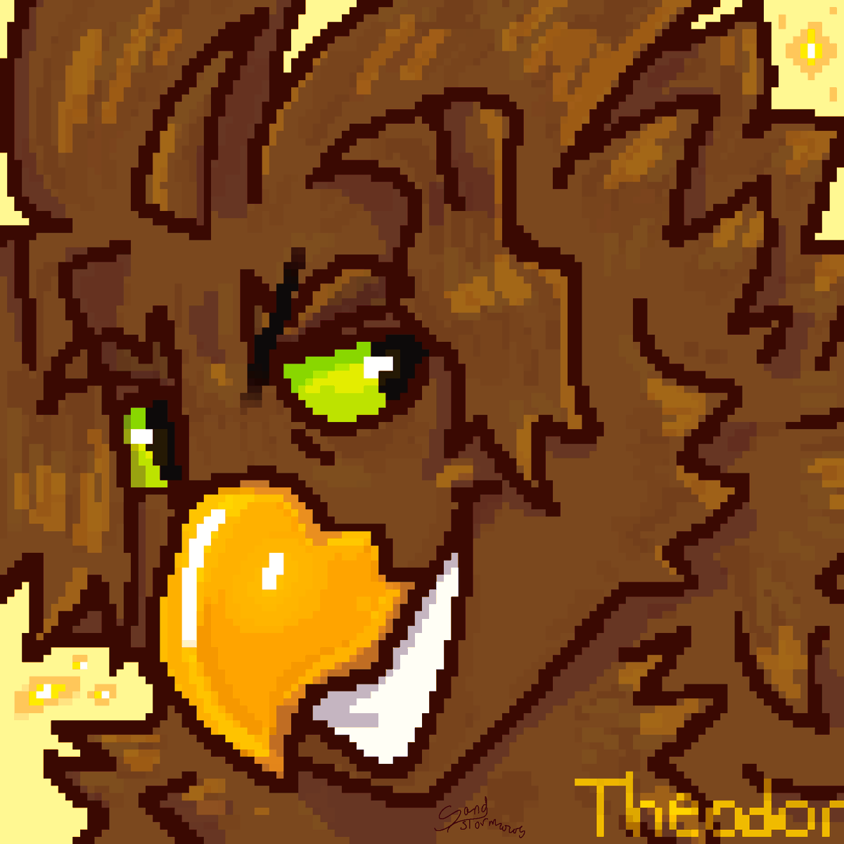 GoldenPiglin's tweet image. GUYS LOOK WHAT @SandFromTherapy MADE ME ON ARTFIGHT YAAYYY
