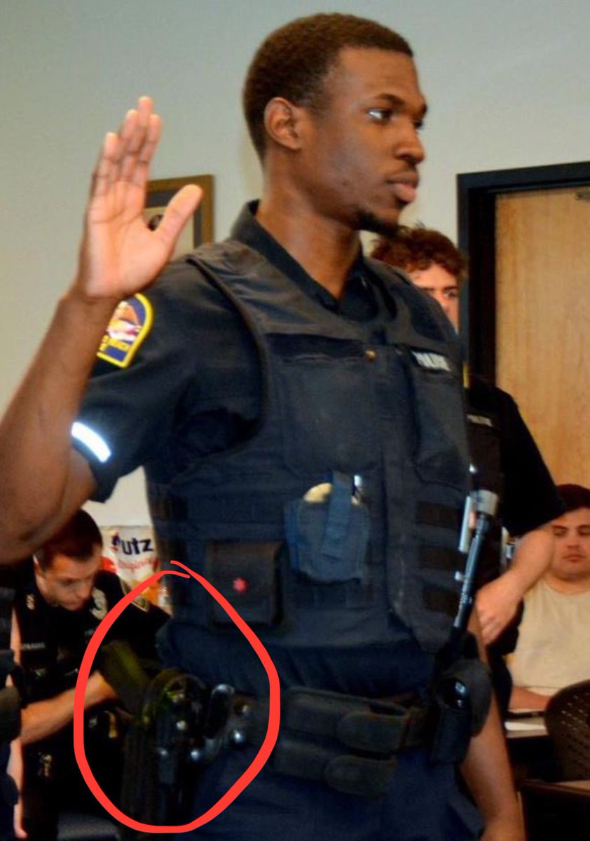 DEMOCRATS gave an illegal Jamaican a FIREARM and HANDCUFFS to enforce our laws, while he breaks ours.

This seems made up.

But it’s not.