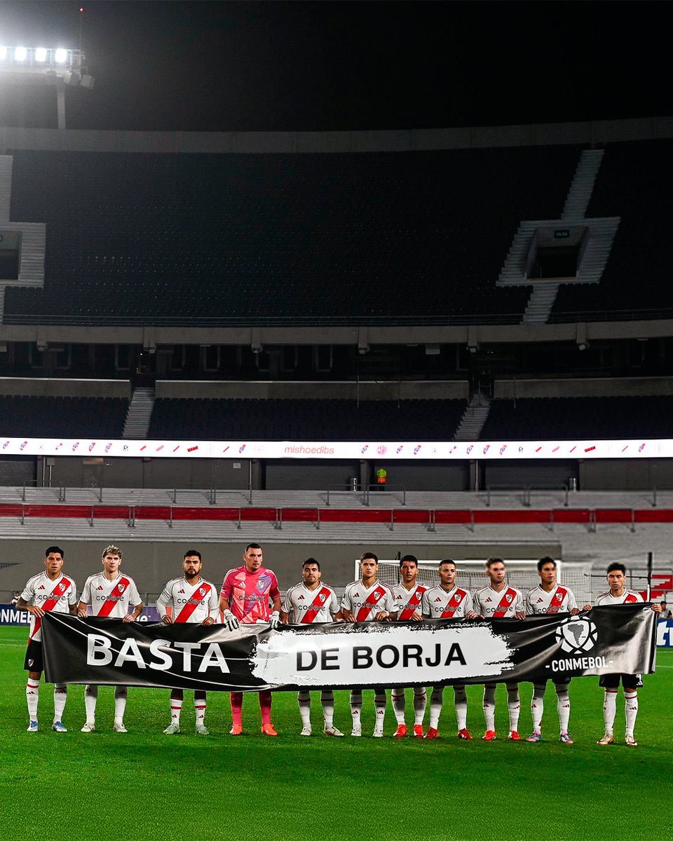 POR EL BIEN DE RIVER, TODOS JUNTOS.

#BastaDeBorja ❌