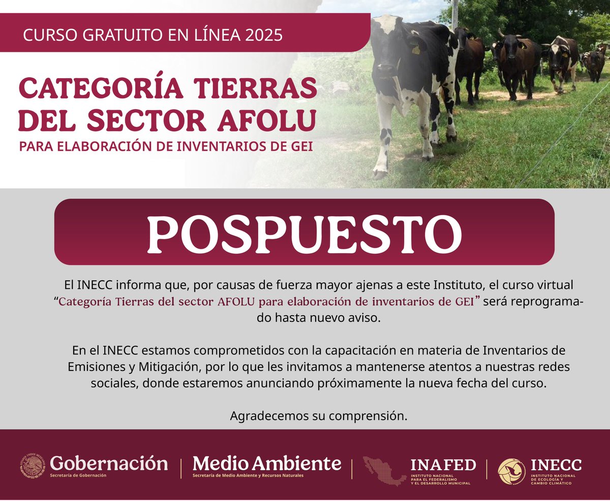 📢 Aviso importante